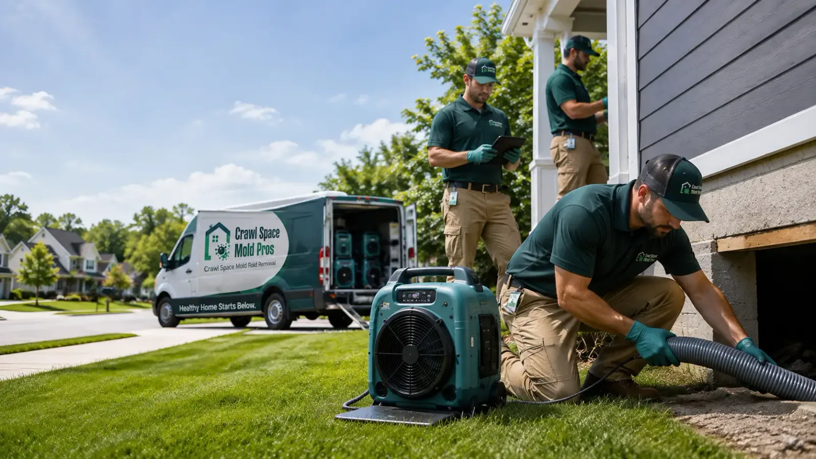 Crawl Space Mold Removal in Anderson, MO